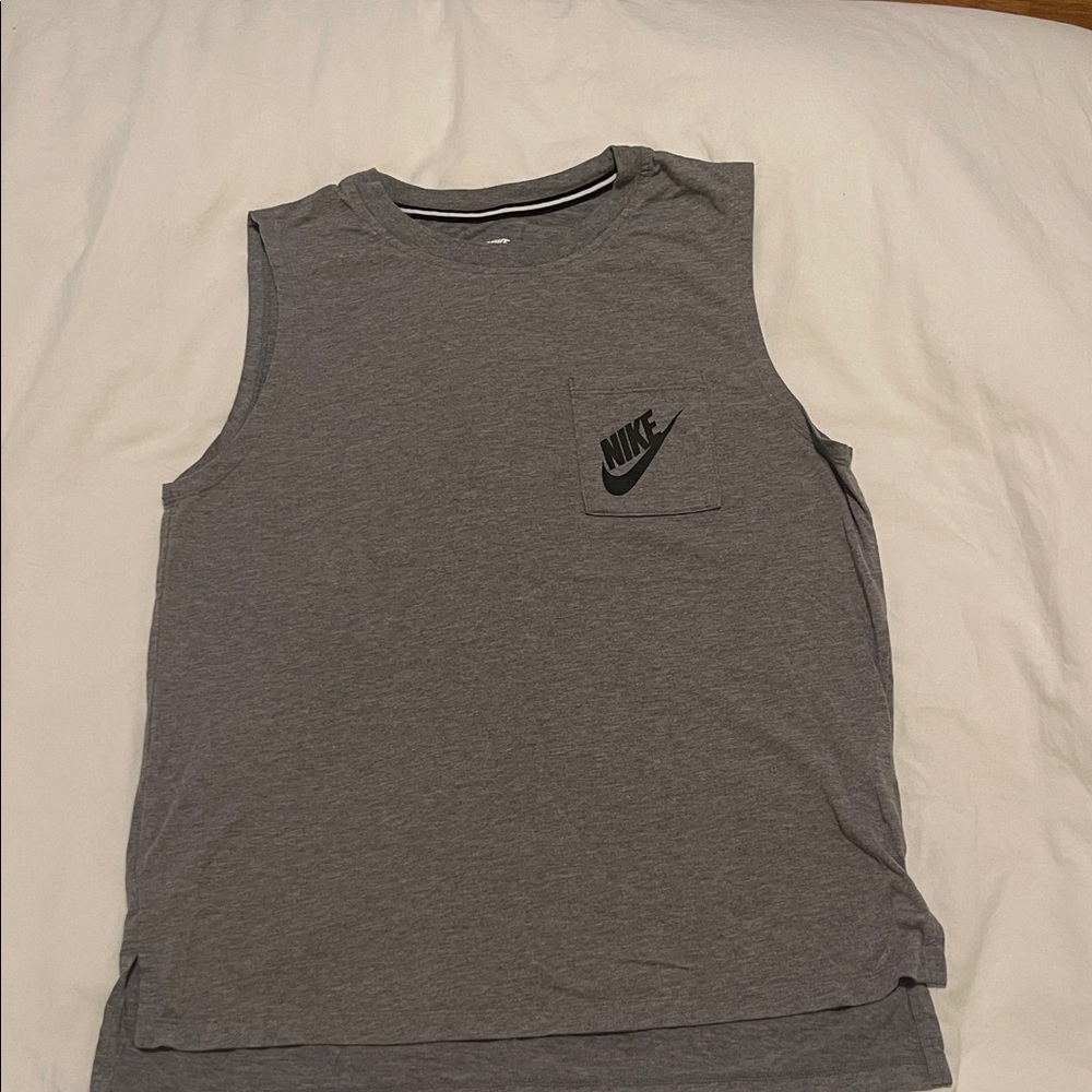 Nike Heather Gray Sleeveless Top